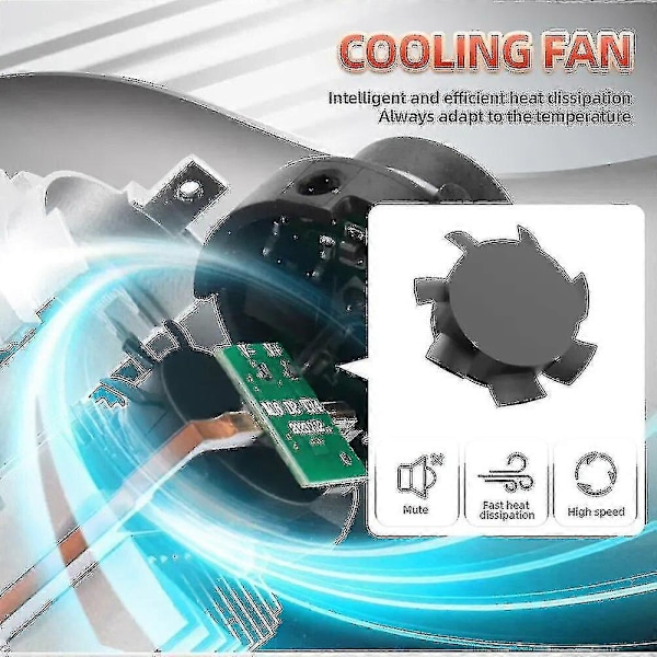 D4s D4r D2r D2s LED-frontlyspærer 6000k Hvit Konverteringssett Plug and Play Xenon HID Lys Erstatning Canbus Feilfri BNW D2s