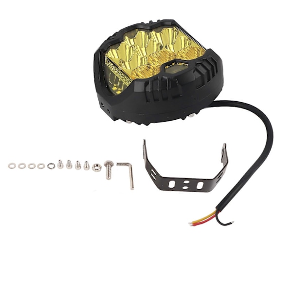 5in LED Offroad Lys IP67 Vandtæt 90W 5000LM Universal Spotlight til SUV ATV UTV Båd Gul