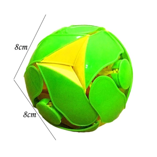 8CM Magisk Boll Färg Flip Pitch Switch Dekompressionsleksak Slumpmässig