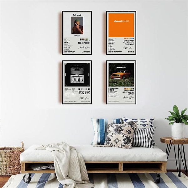 Frank Ocean Album Affisch Musikalbum Affisch För Rum Estetisk Canvas Väggkonst Sovrumsinredning