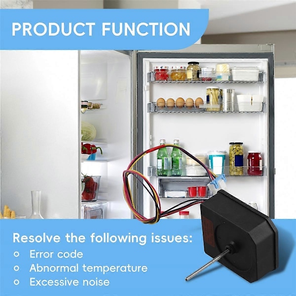 För Kylskåp Vikdörr Frys DC Fläktmotor RDD056X22 EAU63103002 Delar