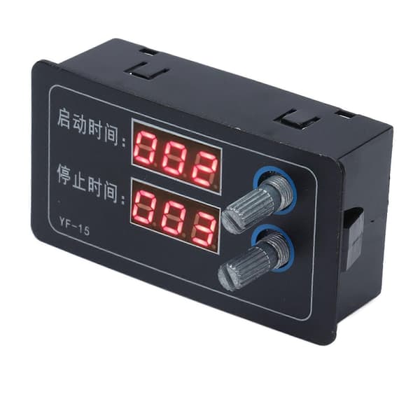 YF?15 Digital Timer Fördröjningsbrytare Motorkontrollmodul med LED-display för Generator