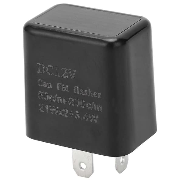 LED Blinkrelæ Bil Motorcykel Høj Effekt 3-Hastigheds Justerbar Blinklys Blinker DC 12V