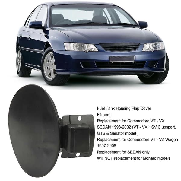 Bränsletanklucka Ersättning för Commodore VT VZ Kombi 1997-2006 Svart