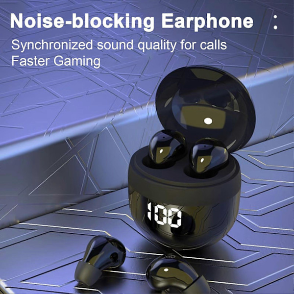 Superbass Trådløse Øretelefoner Smart Touch Støyreduksjon Immersiv Musikkopplevelse Bluetooth-kompatibelt 5.3 Headset
