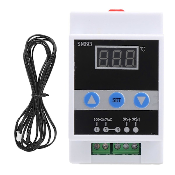 TMC?6000 Temperaturkontroller Digital Temperaturkontroll Regulator Termostat 110?240V