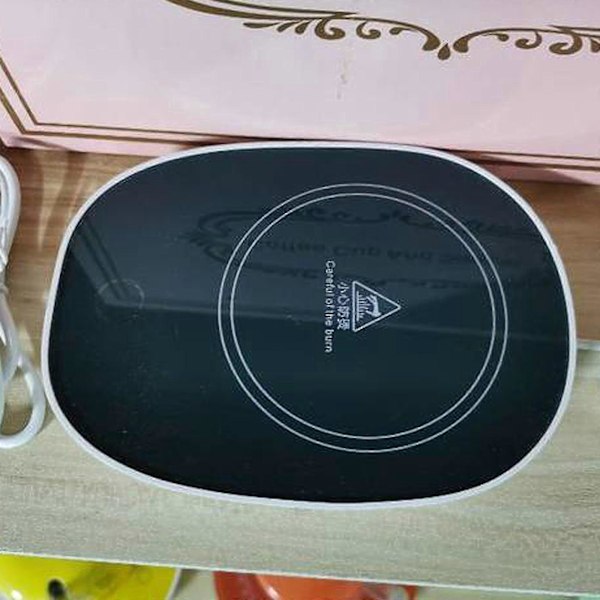 Halv Pris USB Elektrisk Kaffekopp Varmer Pad Te Drikkevarmeplate Skrivebordskopp Pad 100% Ny White pad*Cup