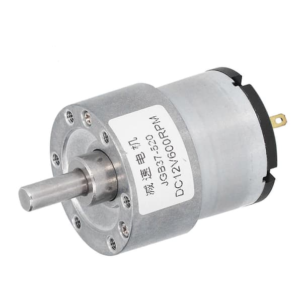 JGB37?520 12V 600RPM DC Orm Gear Motor Turbo Reducer Aksel til Vinduesdøråbner
