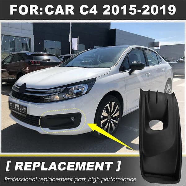 Front Tåkelys Deksel Grill Dagslys Kjørelys Ramme for C4 2015-2019 98110847XT 98110846XT