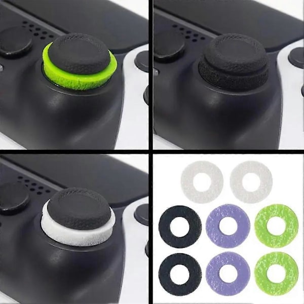 20 st Målhjälpsringar Rörelsekontrollringar för Gamepad Spelkontroll Extra Svamp Precision Målring C