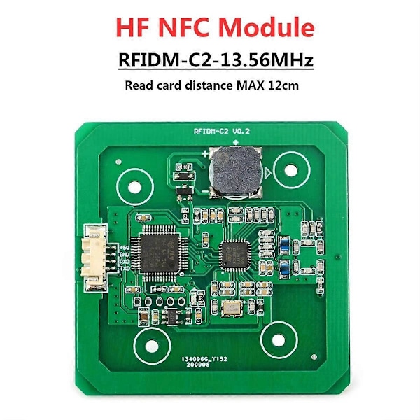 RFID-läsare Mini Inbäddad HF NFC-modul RF Antennintegrationsmodul 13,56MHz RFIDM-C2 Läs/Skriv-modul