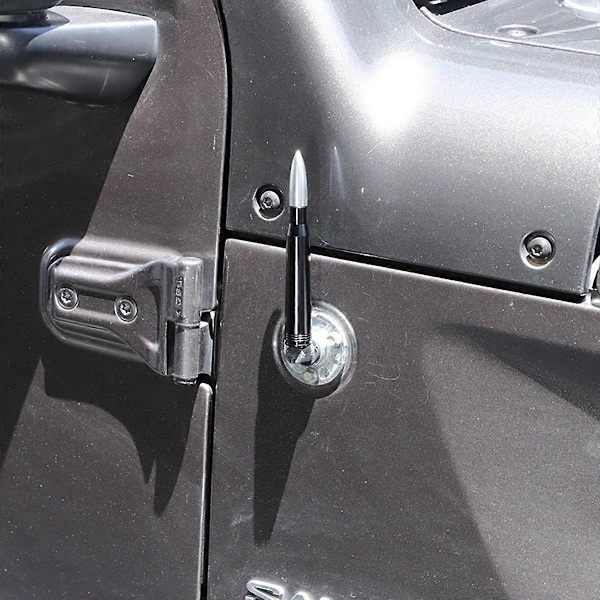 Lyhyt antennin korvausradioantenni F250 Super Duty RAM 1500 2500 3500 -malleille, hopea