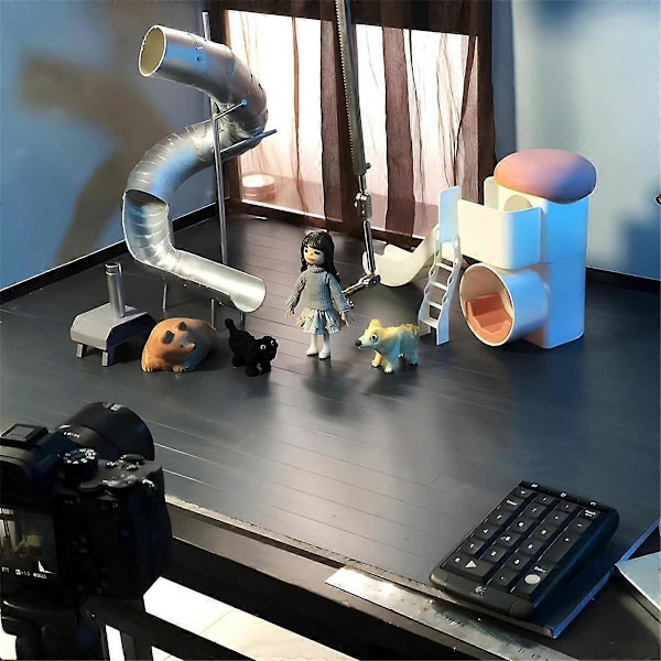 Stop Motion Animationsvinda Rig System med Vertikala & Horisontella Skenor, Stop Motion Armatur Kit för Fotografering