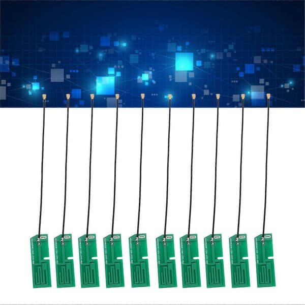 10 stk. NZ?900/1800 WiFi Bluetooth Antenne 6DBI IPEX PCB Intern Antenne til Trådløs Overvågning