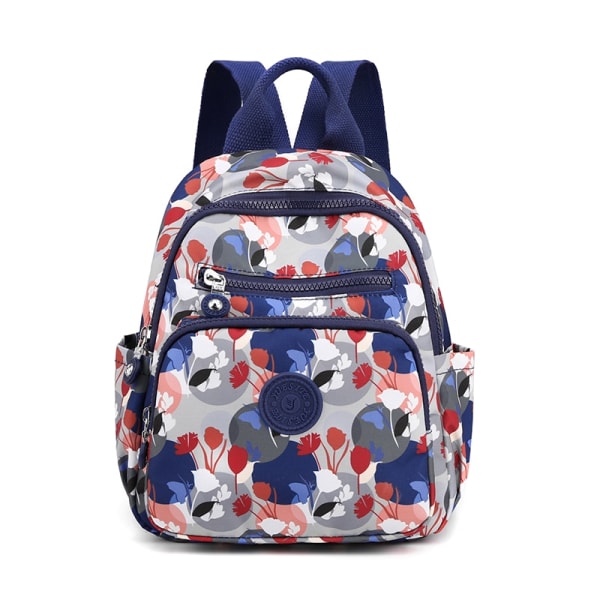 Vento Marea Mini Ryggsäck Blommigt Tryck Axelväska Style 8