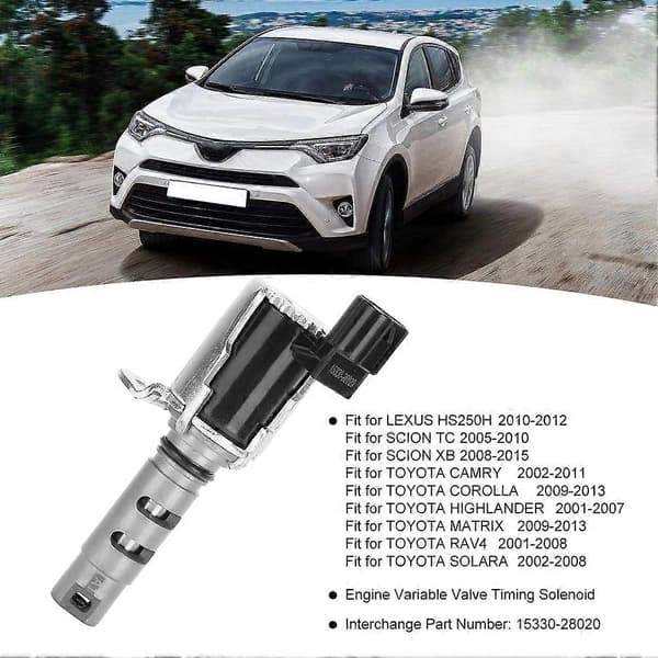 Motor Variabel Ventiltiming Solenoid VVT Kontrolventil 15330-28020 Passer til TOYOTA