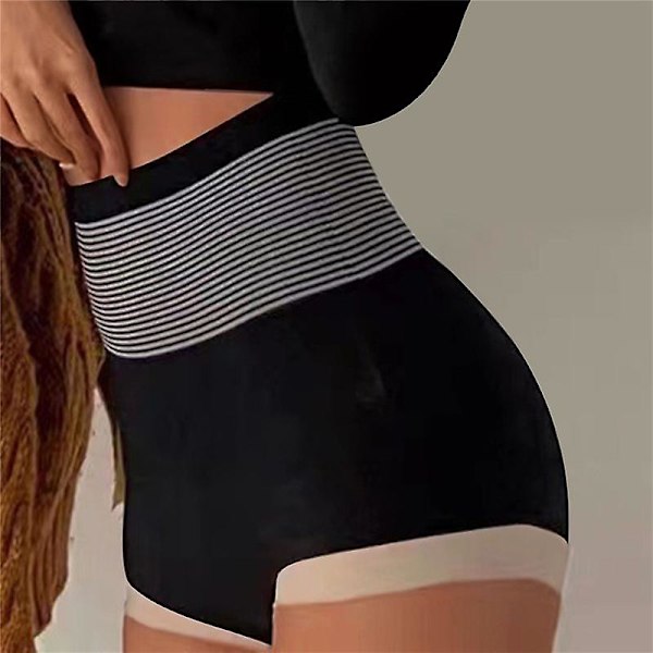 Dam Hög Midja Trosor Kroppsformare Kvinnlig Återhämtning Efter Förlossning Trosor Bantning Shapewear Underkläder Mjuka Bomulls Sömlösa Trosor Apricot Beige