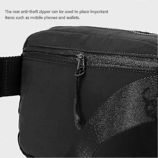 Midjeväska Nylon Vattentät Bröstväska Utomhus Sport Löpning Midjeväska Crossbody Män Och Kvinnor Midja