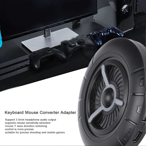 Tastatur Mus Konverter Adapter Sensitiv USB Mus Tastatur Adapter for Switch
