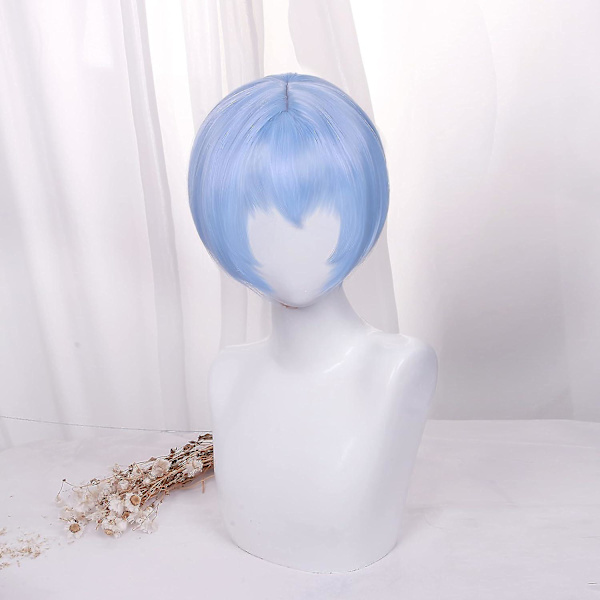 Rei Ayanami Asuka Cosplay Peruk Med Hårspännen Eva Kostym Peruk Genesis Evangelion Anime Peruk Värmebeständig Syntetisk Hårperuk För Cosplay Kostym Anime asuka