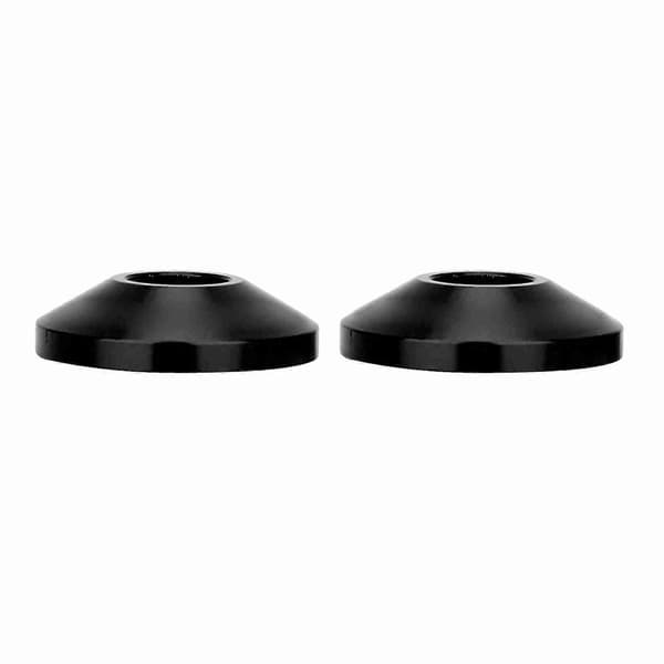 1 Par Universal CNC Aluminium Legering Motorcykel Styr Ende Hætte (Sort)