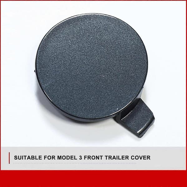 Front Slepekrokdeksel For Tesla Model 3, Svart Erstatningsfangerdeksel (1460701-00-b)-hao red