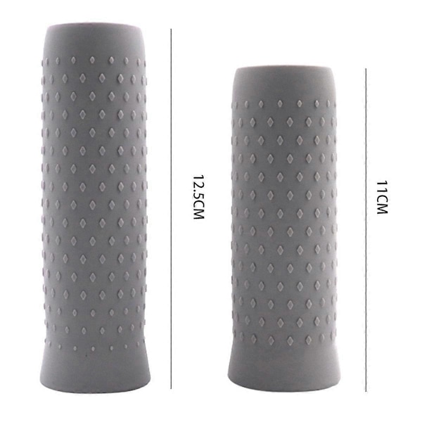 Grå 3 par G30 Max Grips Lange og korte silikone grips sorte grå silikone grips