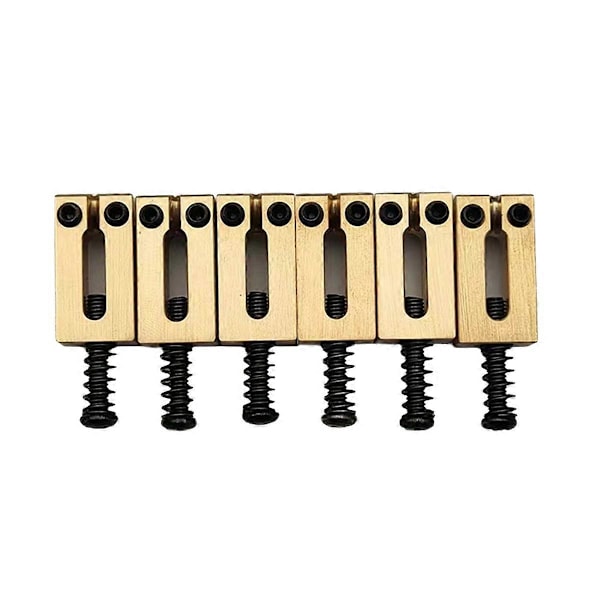 Elektrisk Gitarr Tremolo Stall Mässingsadlar 10.8MM Elektrisk Gitarr Stall Strängsadel Gitarrdelar
