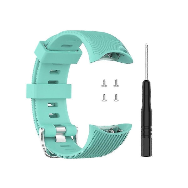 Erstatningsrem for Garmin Forerunner 45 / 45s Smartklokke Silikonklokkeveske for Garmin Forerunner 45 45s Armbånd cyan  strap