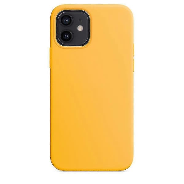 Silikonskal med Magsafe för iPhone 12 12 Pro Sunflower