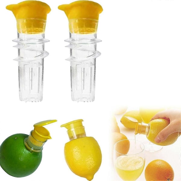 Mini Citronpresser, Citronpresser med Skruelåg, Manuel Citronpresser i Plastik, Citronpresser, Kompakt Juicepresser