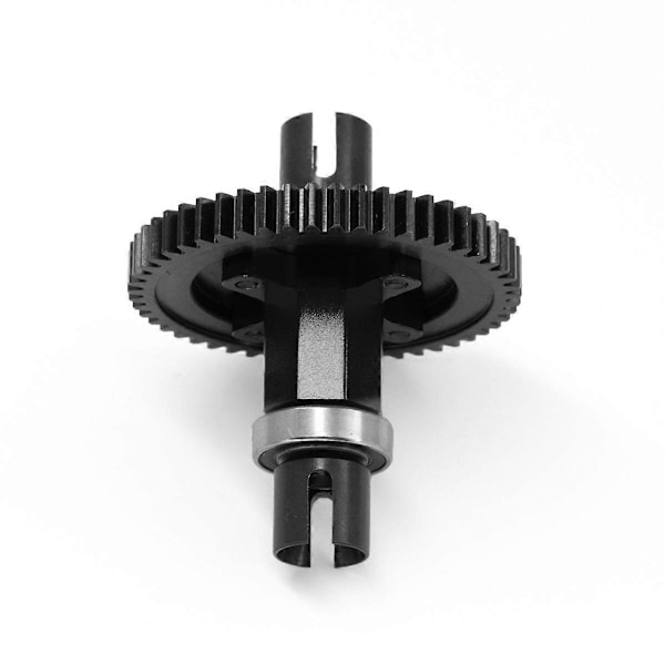 RC Bil Uppgradering 52T Spur Gear Monterad Center För 1/8 4WD SLEDG RC Biltillbehör Svart