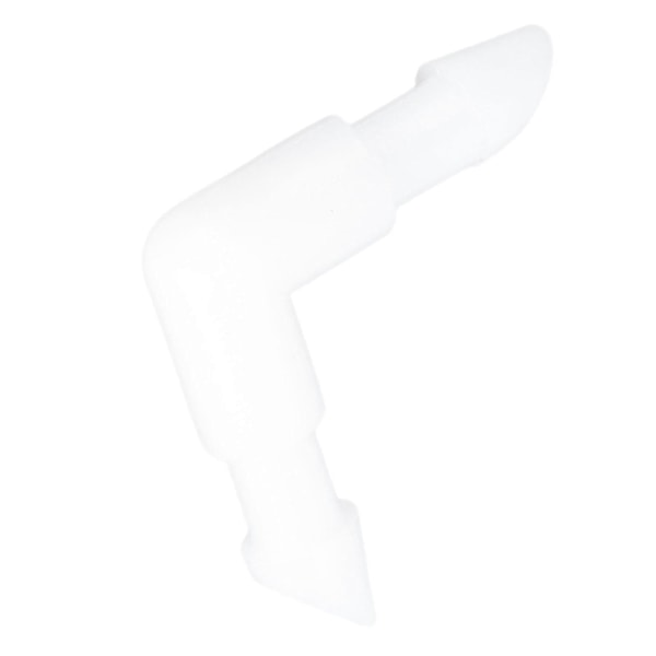 Albue Slangefitting 90 Grader L Formet Barb PE Lige Diameter Rørforbindelse Samlingsadapter 3mm / 0,12in