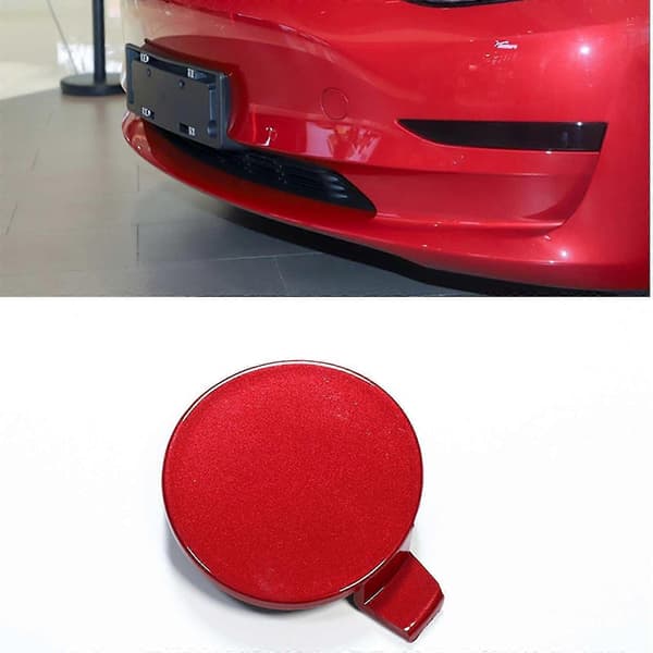 Front Slepekrokdeksel For Tesla Model 3, Svart Erstatningsfangerdeksel (1460701-00-b)-hao blue