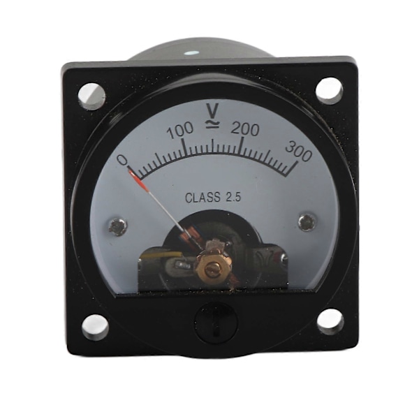 Rund Voltmeter ABS Analog Urtavla Panelmätare Noggrant Verktyg för Mätning SO?45 AC 0?300 V