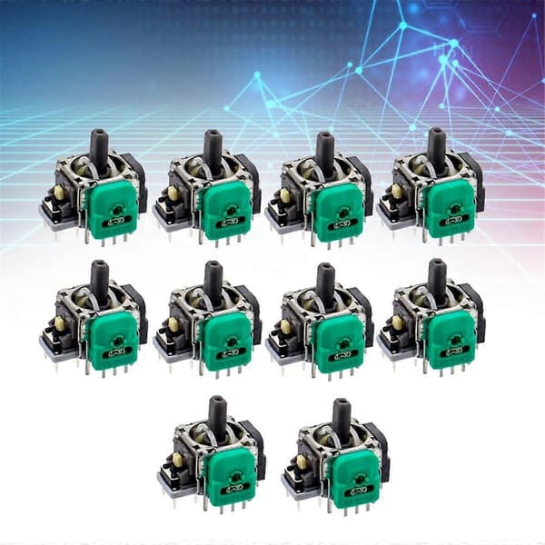 10 stk. /S Hall Elektromagnetisk Joystick til /X Spillekonsol Hall Joystick Sensor Potentiometer