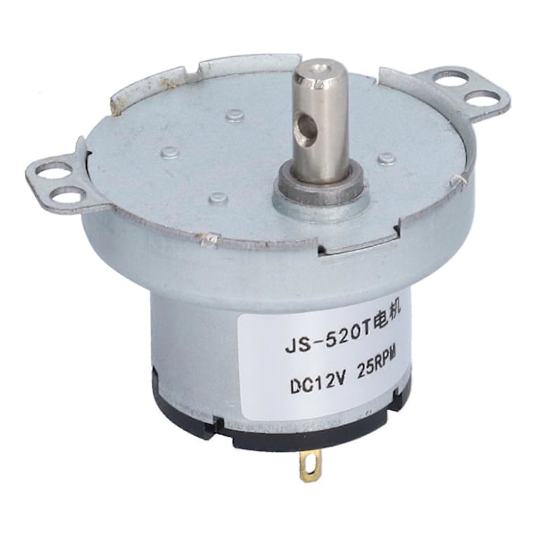 DC-moottori JS?520T Hiljainen Kevyt Sähkömoottori Lämmittimiin Ilmastointilaitteisiin DC12V 25RPM