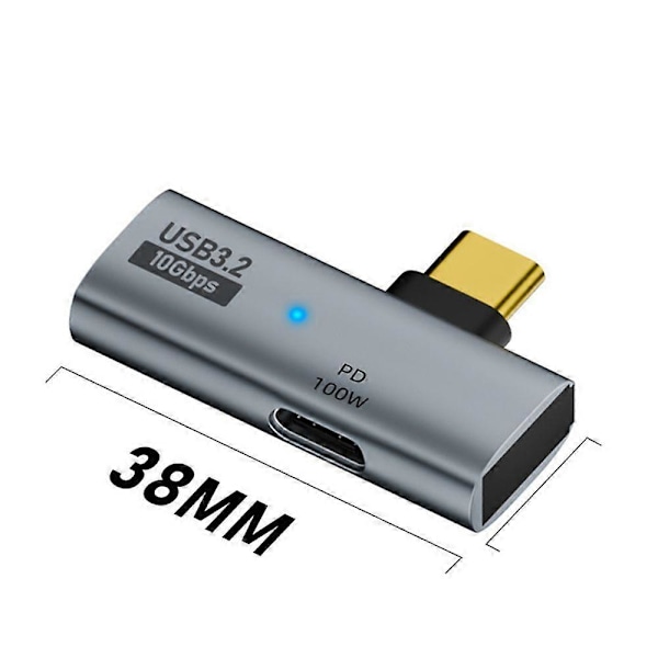 Type C -sovitin OTG 10 Gbps nopea tiedonsiirto 100 W PD-lataus USB3.2/Type-C-latausmuunnin puhelimelle