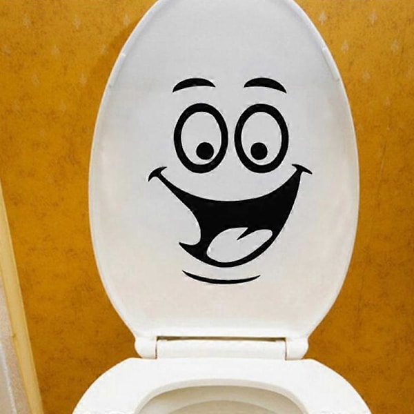 Tarra Itsekiinnittyvä PVC Hauska Hymynaama Seinätarra DIY Kodin Taide Sisustus Kotitalouksille Qinhai