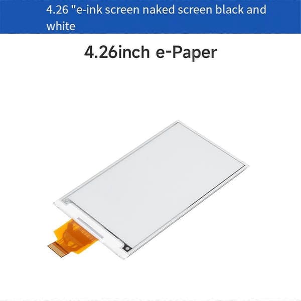 4.26 Tommer E-Papir Display 800X480P 3.3V Sort Hvid Farve til Nano STM32