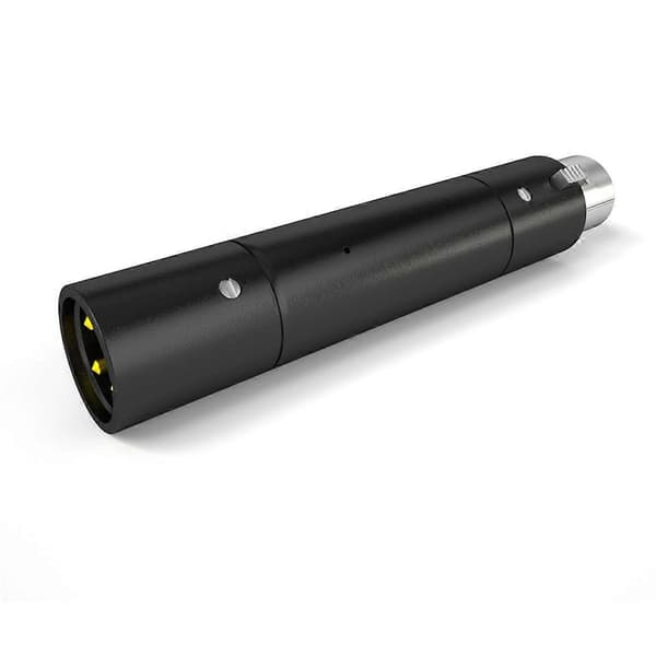 Professionell XLR 3-Pin 48V Fantommatningsadapter för Dynamisk Mikrofon 28dB Gain Förförstärkaradapter