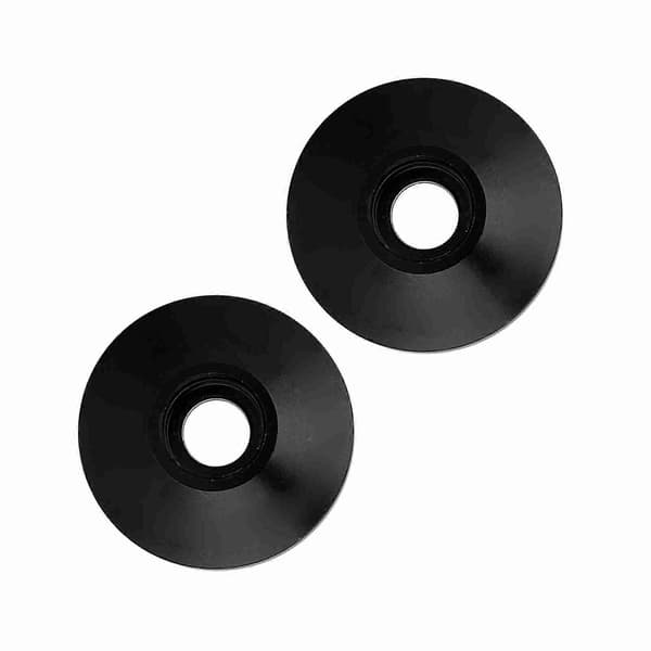 1 Par Universal CNC Aluminium Legering Motorcykel Styr Ende Hætte (Sort)