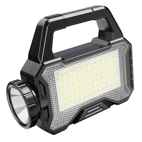 Solcellslampa för Camping med Handtag Super Stark Hög Lumen Sidoljusdesign Utomhus Camping Multifunktionell Ficklampa LED