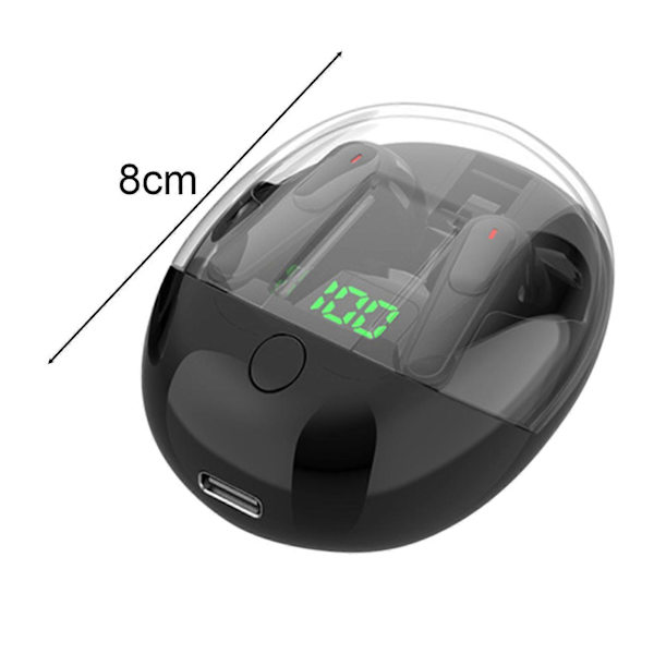 Trådløst Gaming Headset Støyreduserende Berøringskontroll Rask Sammenkobling Klar Lyd LED Strømdisplay Bluetooth-kompatible 5.3 Øretelefoner