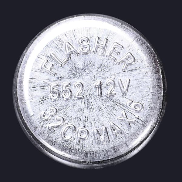 Klassisk Bil Blinklysrelé Indikatorer 12V Lys Blinklys 2 Pin