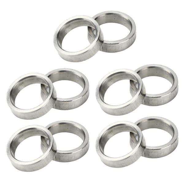 10 stk. Spændeskive 15 mm OD 12 mm ID Rustfrit stål Hardware Tilbehørssæt Kit3515-0015-0040