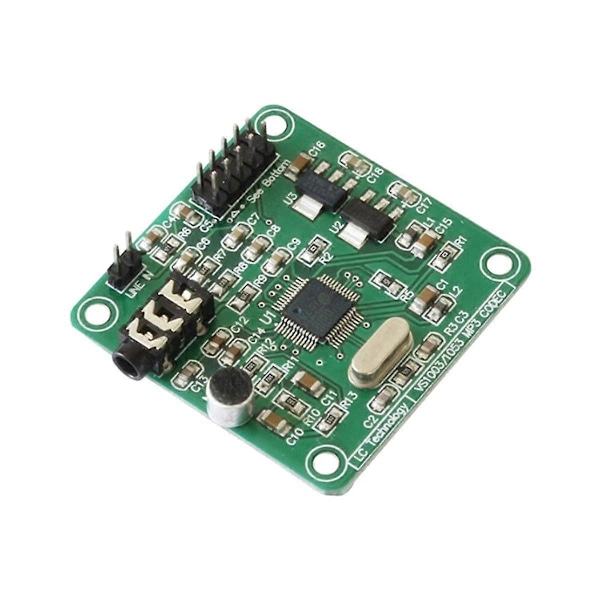 VS1003 Modul MP3 Avspilling Lyddekoding Innebygd Mikrofon Multifunksjonelt Praktisk Modul