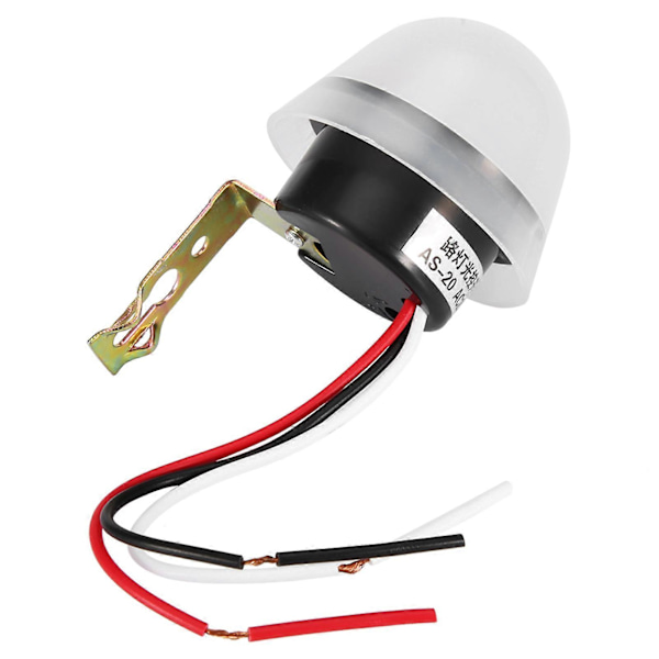 Automatisk Auto On Off Fotocelle Gadebelysningskontakt DC AC 10A Sensor Switch (12V)