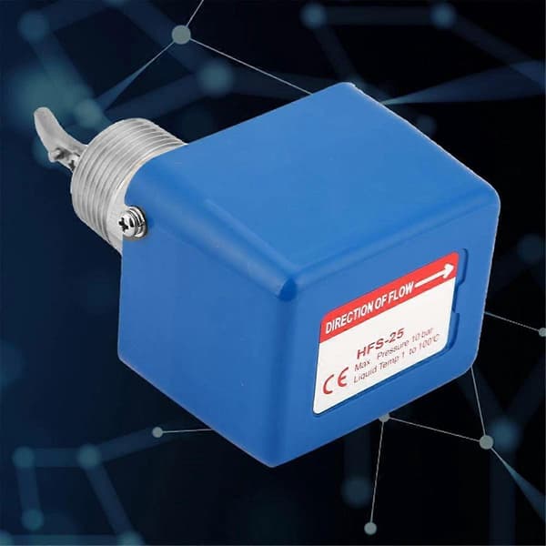 -25 1 Tomme/DN25 Flow Switch, Væske Vand Flow Paddle Kontrol Switch SPDT Kontakt 6-380V