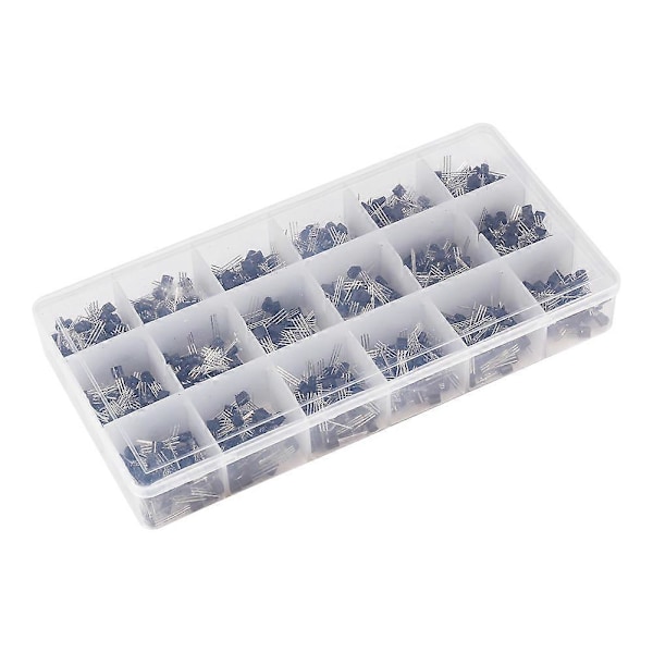 900 st 18 Typer Blandade Transistorer Elektroniska Komponenter Sortiment Transistor Kit A1015-2N5551